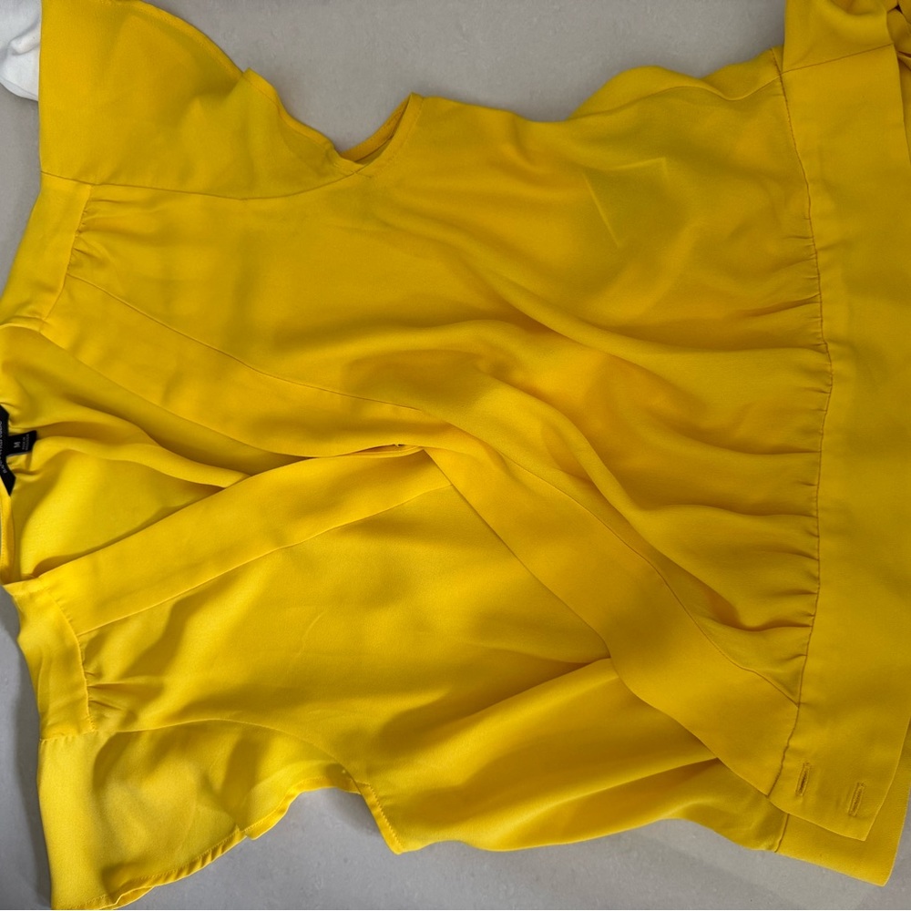 Vibrant Yellow Blouse
